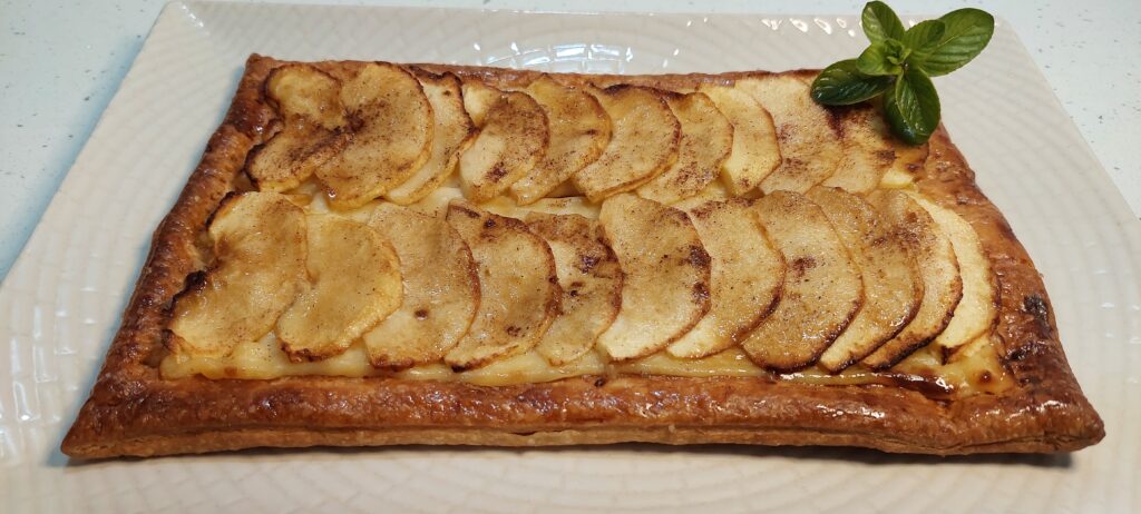 TARTA DE MANZANA EN FREIDORA DE AIRE