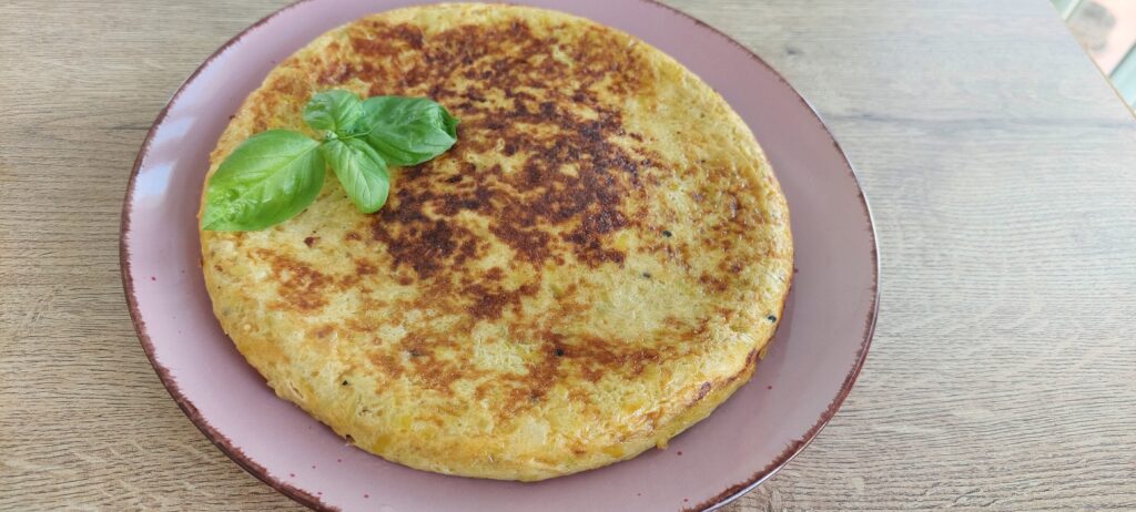 TORTILLA DE PUERROS CON MAMBO COOKING