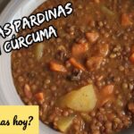 GUISO CON LENTEJAS PARDINAS Y CURCUMA