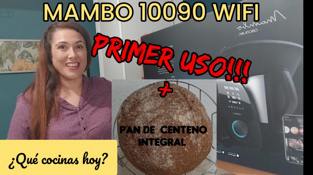 MAMBO 10090 PRIMER USO Y RECETA DE PAN DE CENTENO INTEGRAL